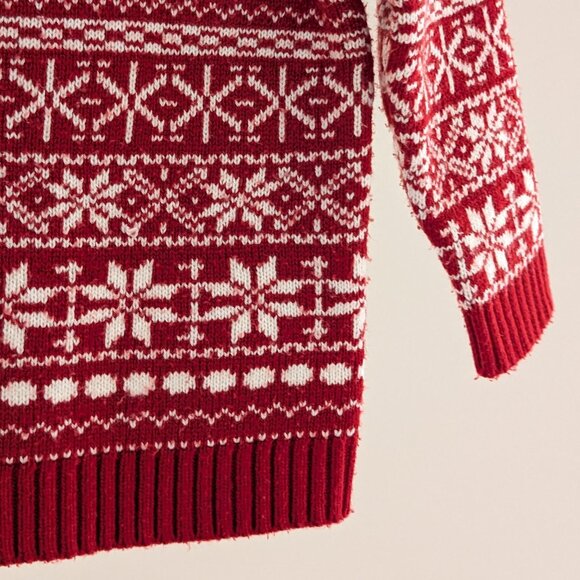 2/$20 💚 H&M Fair Isle Holiday Sweater | 3-4Y - Picture 4 of 7